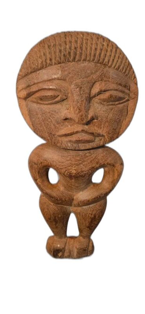 Hand Carved Wooden Akuaba Fertility Figure Ashanti Style 18"H -- Item 2655